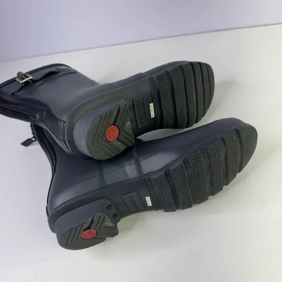 Short Hunter Boots with back zipper size 8 EUC - Picture 8 of 8